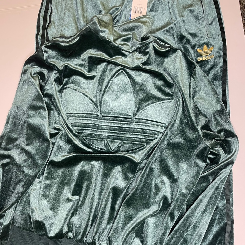 ADIDAS velour tracksuit